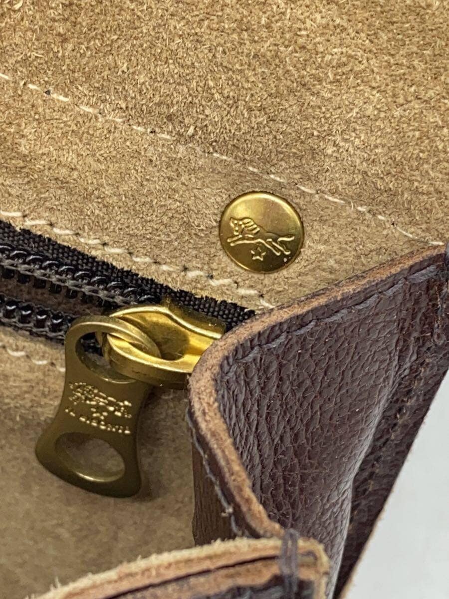 IL BISONTE Shoulder Bag Cowhide BRW Solid 54202-3-00711 8