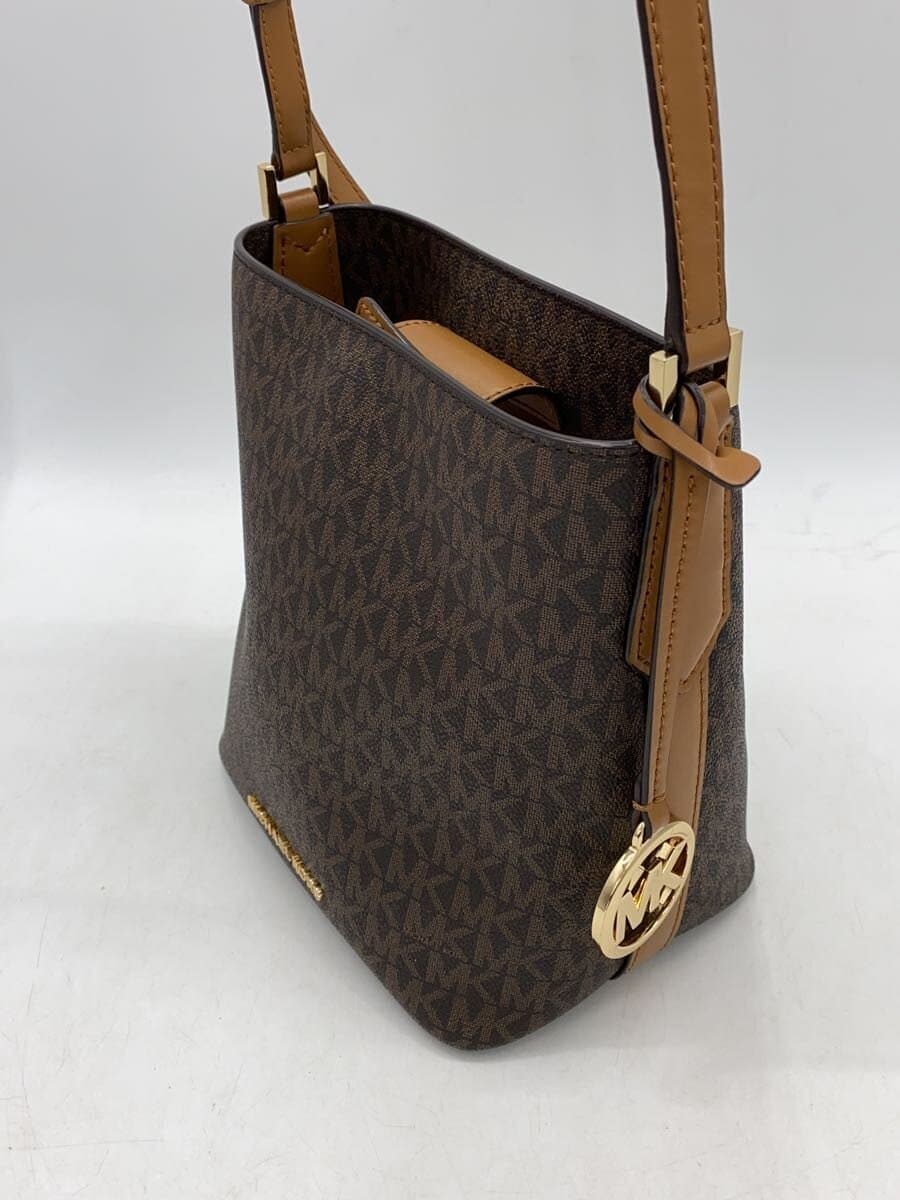 MICHAEL KORS Shoulder Bag Leather BRW All Over Pattern BA-1903 2