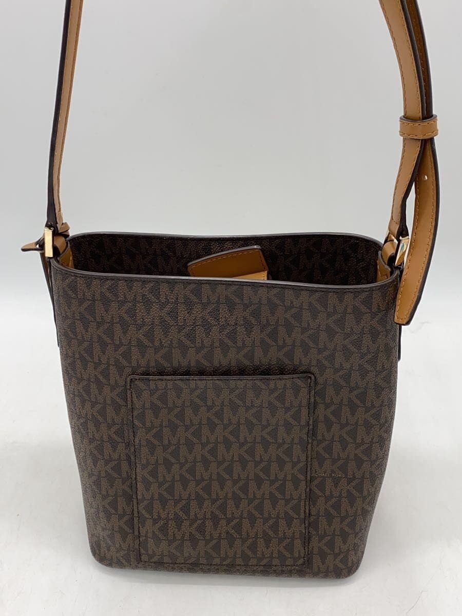 MICHAEL KORS Shoulder Bag Leather BRW All Over Pattern BA-1903 3