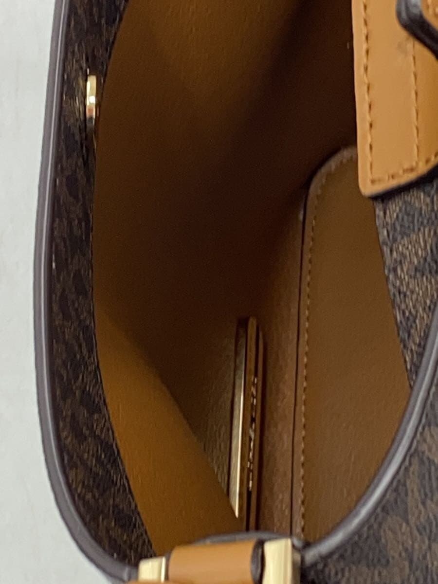 MICHAEL KORS Shoulder Bag Leather BRW All Over Pattern BA-1903 7