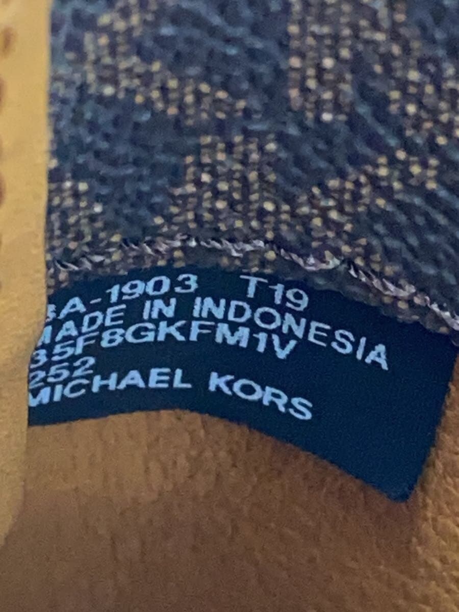 MICHAEL KORS Shoulder Bag Leather BRW All Over Pattern BA-1903 9