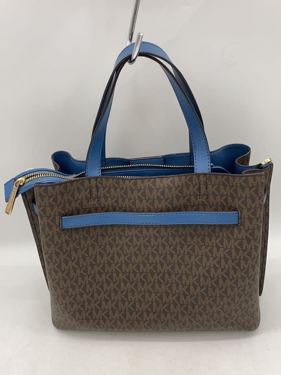 MICHAEL KORS handbag leather BRW all-over pattern CE-2007 3