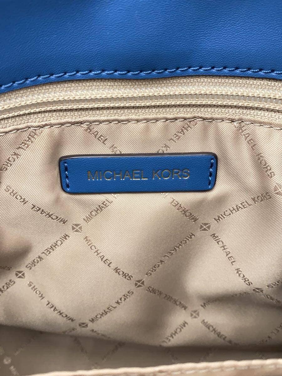 MICHAEL KORS handbag leather BRW all-over pattern CE-2007 6