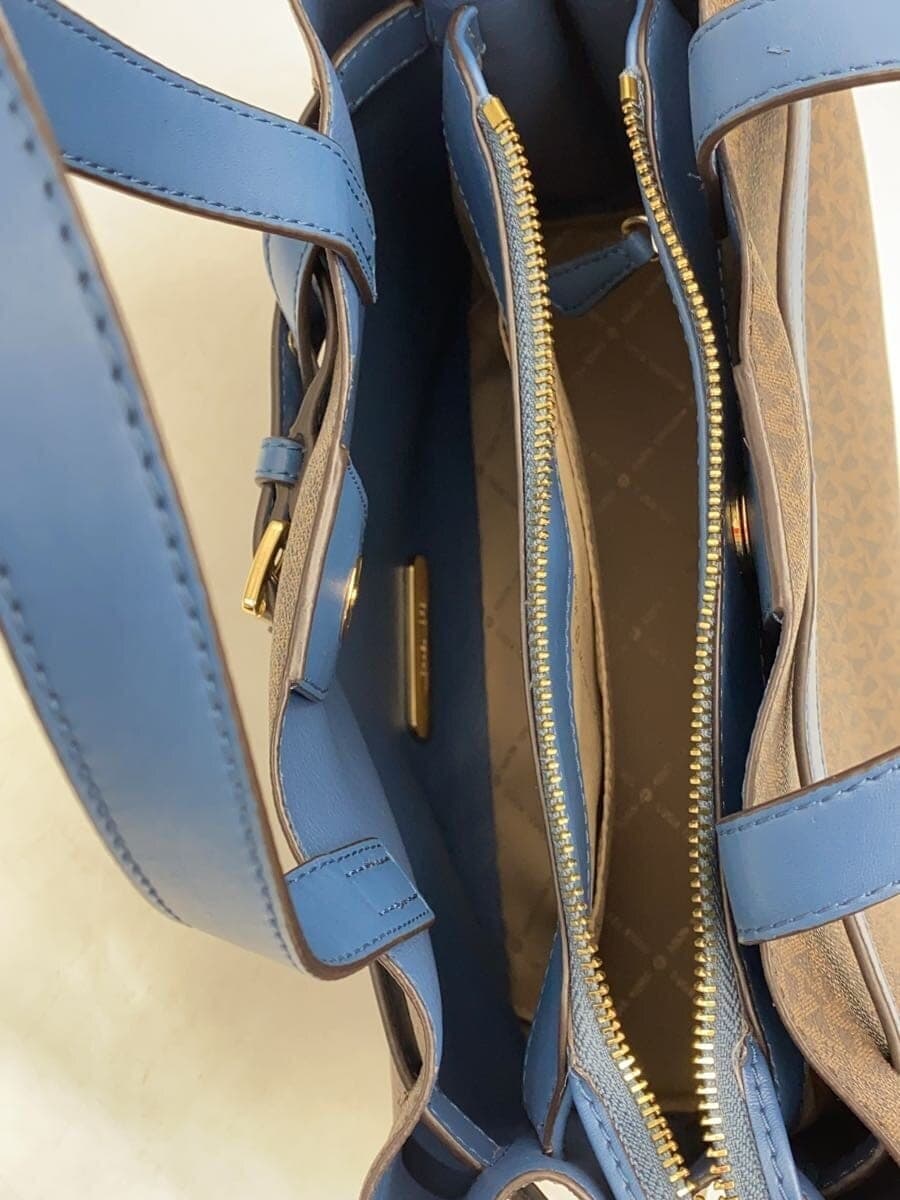 MICHAEL KORS handbag leather BRW all-over pattern CE-2007 8