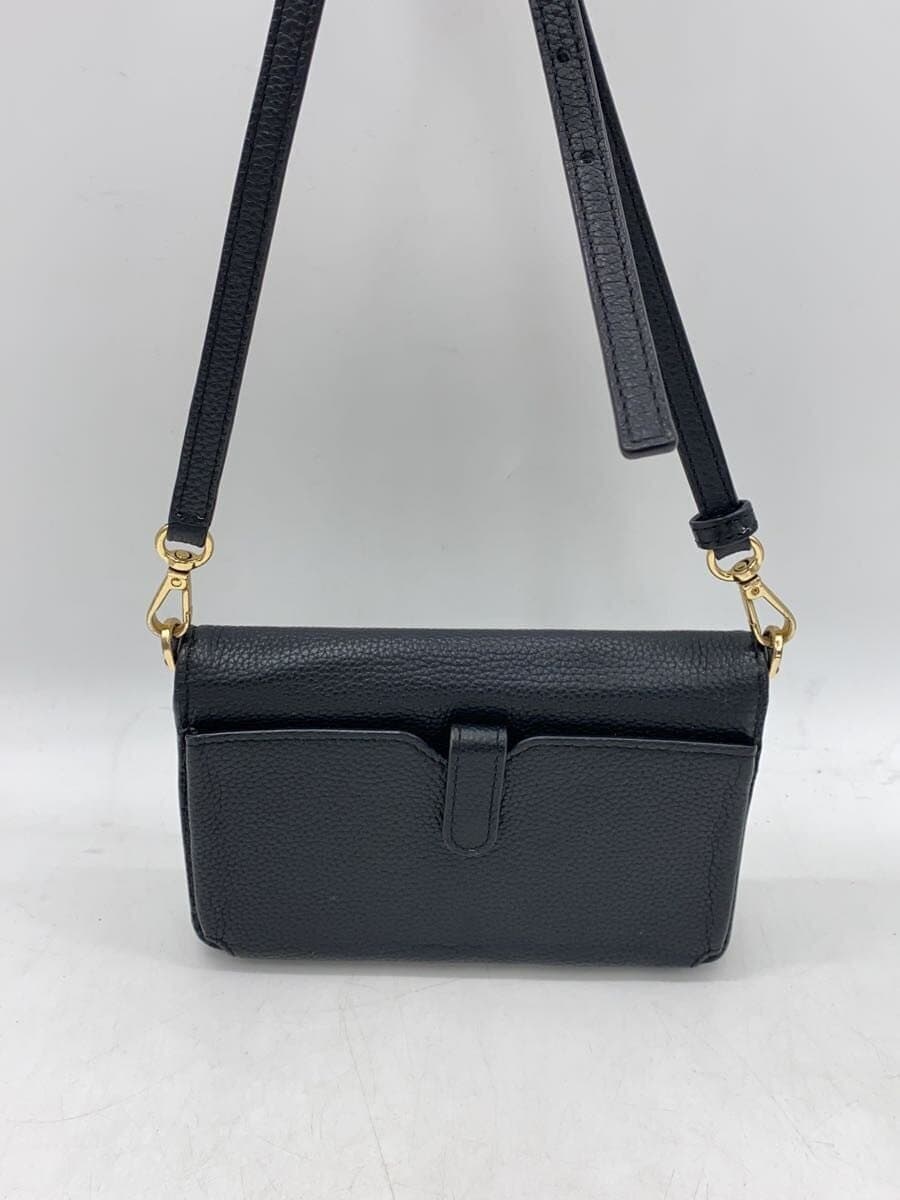 MICHAEL KORS Shoulder Bag Leather BLK Solid 32T8GF5C1L 3