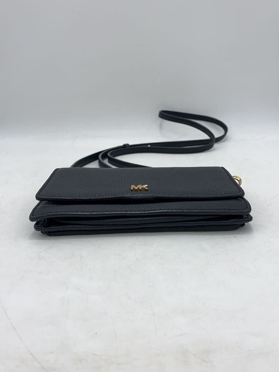 MICHAEL KORS Shoulder Bag Leather BLK Solid 32T8GF5C1L 4