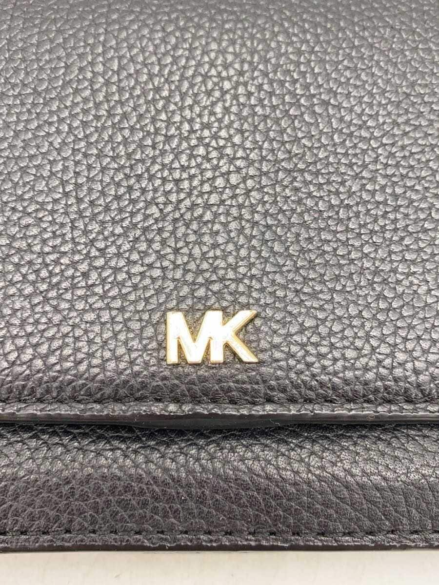 MICHAEL KORS Shoulder Bag Leather BLK Solid 32T8GF5C1L 5