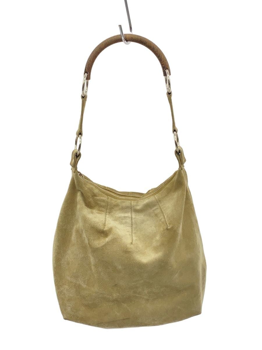 MIU MIU Handbag Suede BEG Solid