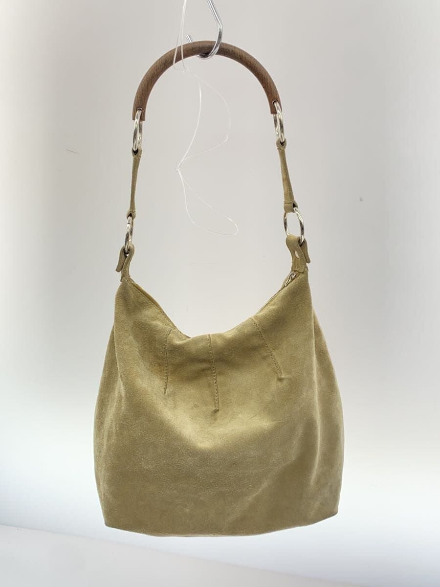 MIU MIU Handbag Suede BEG Solid 3