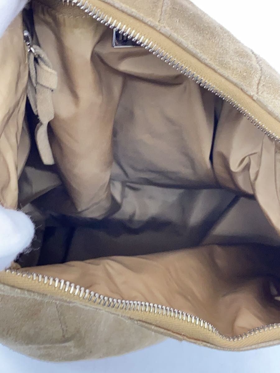 MIU MIU Handbag Suede BEG Solid 6