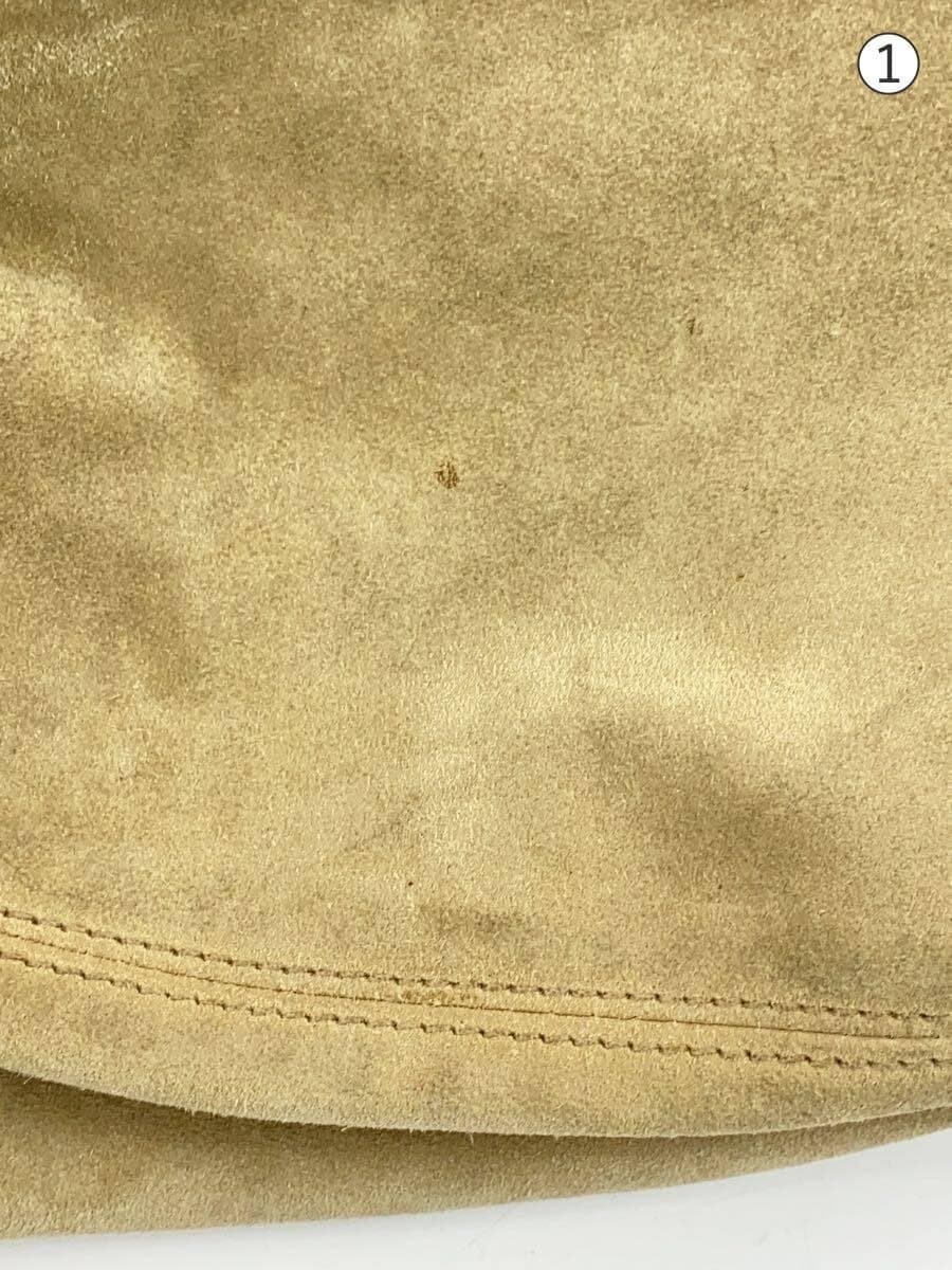 MIU MIU Handbag Suede BEG Solid 7