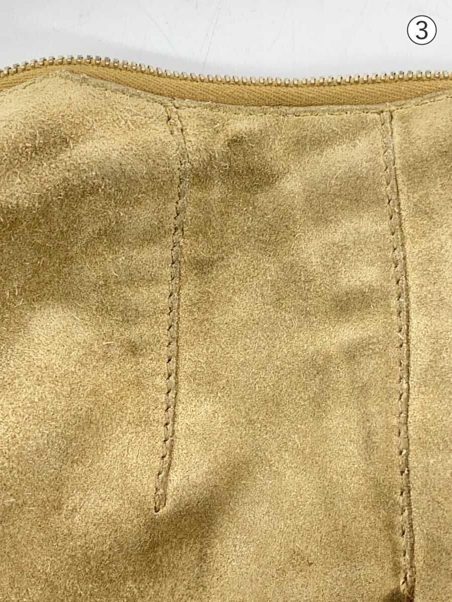 MIU MIU Handbag Suede BEG Solid 9