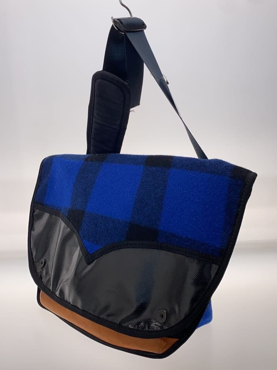 Other Brand mcgarry leather Shoulder Bag BLU Check 2