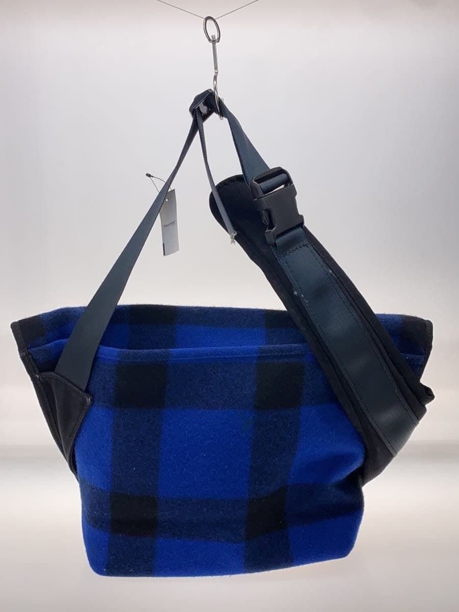 Other Brand mcgarry leather Shoulder Bag BLU Check 3