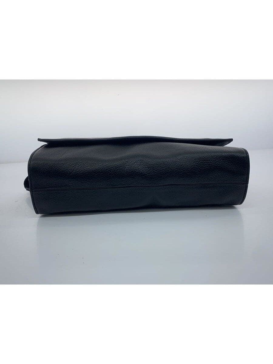 ear PAPILLONNER Shoulder Bag Leather BLK Solid 4