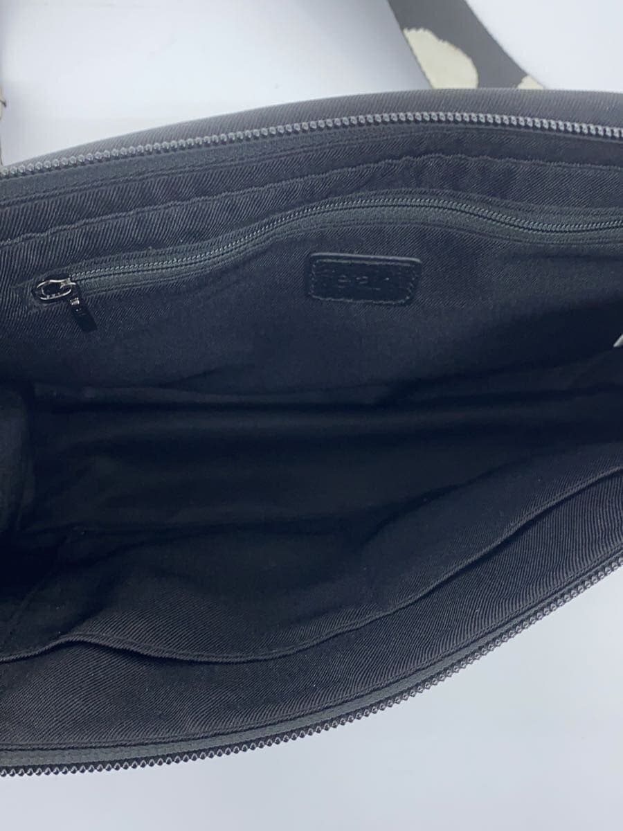 ear PAPILLONNER Shoulder Bag Leather BLK Solid 6