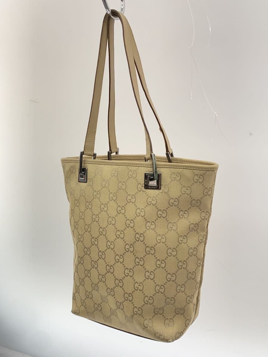 GUCCI Tote Bag_GG Canvas Canvas BRW 2