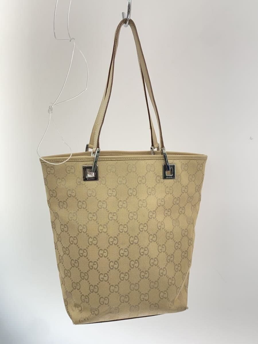 GUCCI Tote Bag_GG Canvas Canvas BRW 3