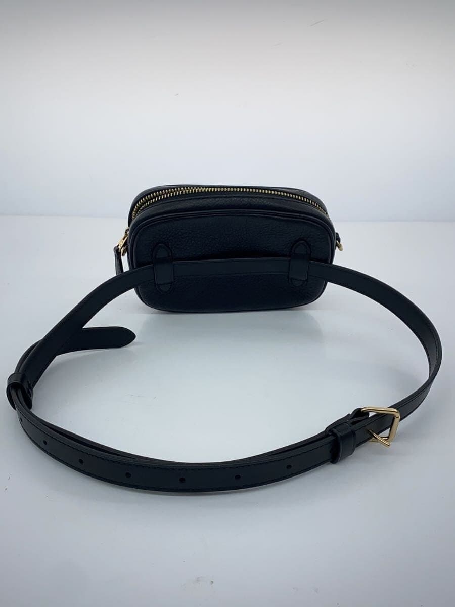 COACH Pouch Leather BLK Solid 3