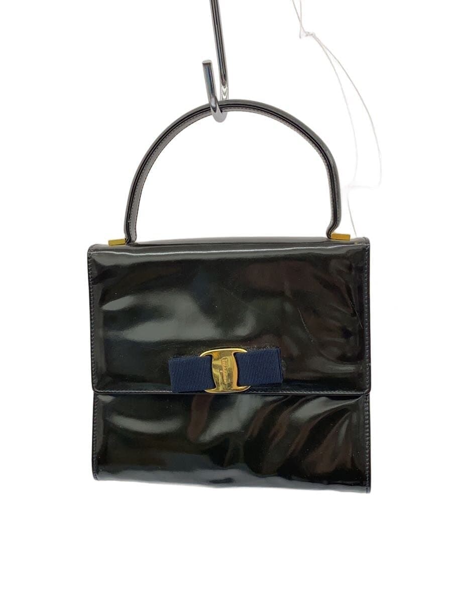 Salvatore Ferragamo Handbag Leather KHK Solid