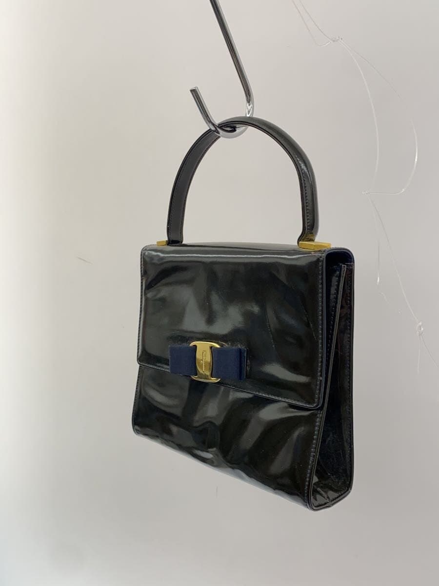 Salvatore Ferragamo Handbag Leather KHK Solid 2