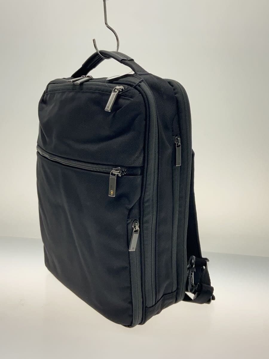 Ace. Backpack Nylon Black Plain 2