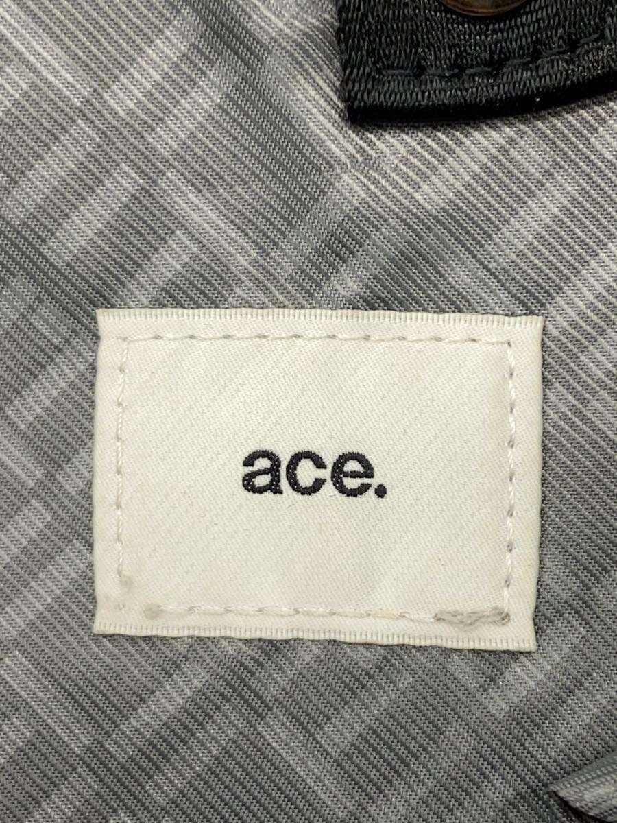 Ace. Backpack Nylon Black Plain 5