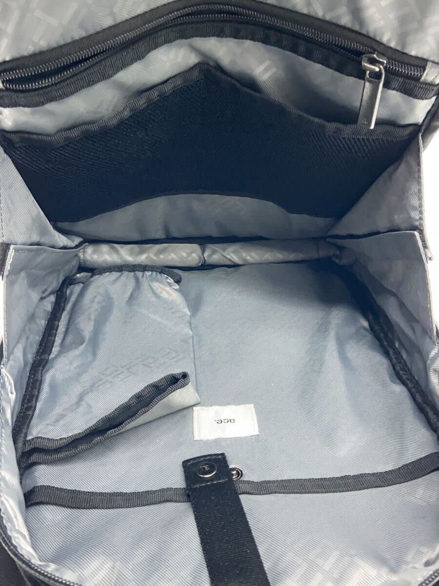 Ace. Backpack Nylon Black Plain 6