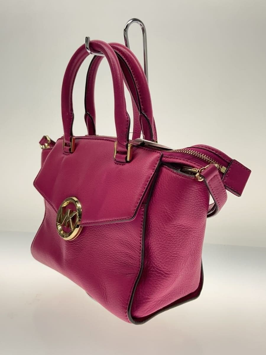 MICHAEL KORS Shoulder Bag Leather PNK 2