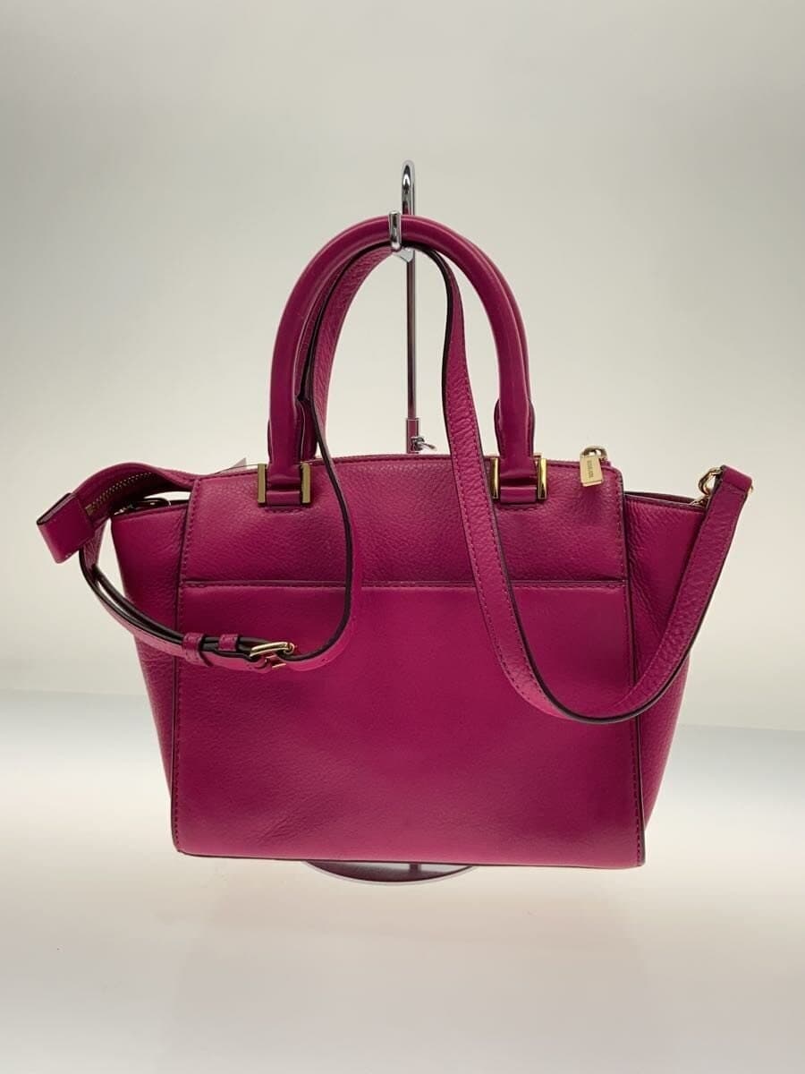 MICHAEL KORS Shoulder Bag Leather PNK 3