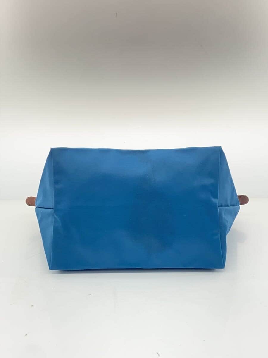 LONGCHAMP handbag nylon blue plain 4