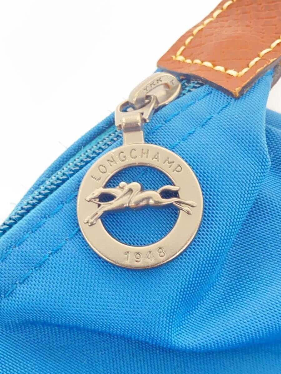 LONGCHAMP handbag nylon blue plain 5