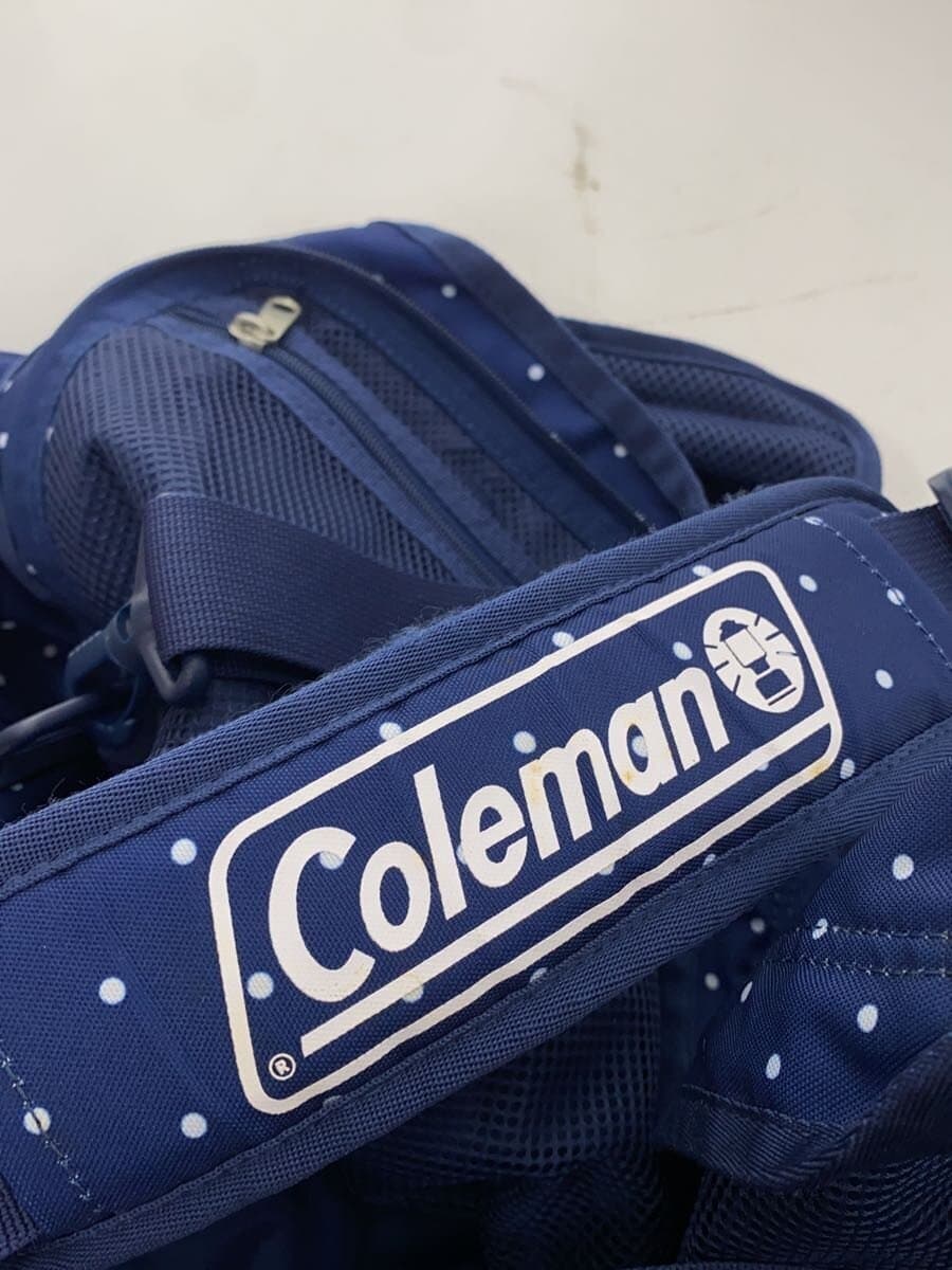 Coleman Boston Bag Polka Dot Navy Dot Travel Bag 8