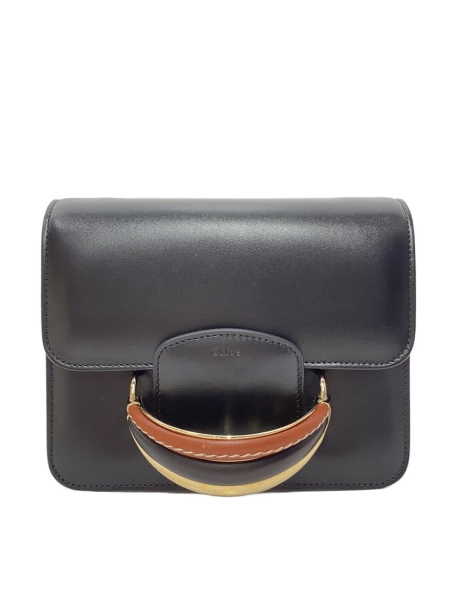 Chloe Shoulder Bag Leather Black