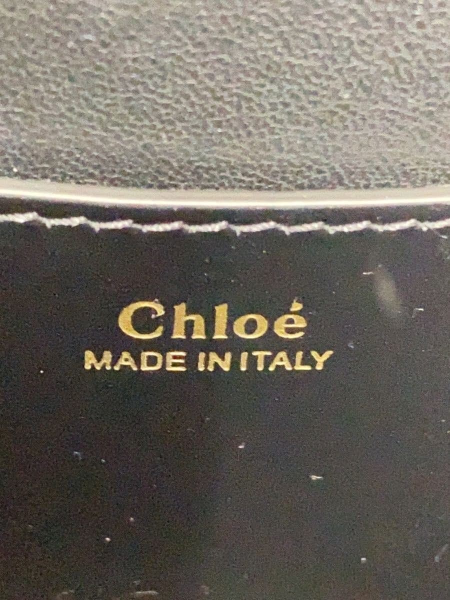 Chloe Shoulder Bag Leather Black 5