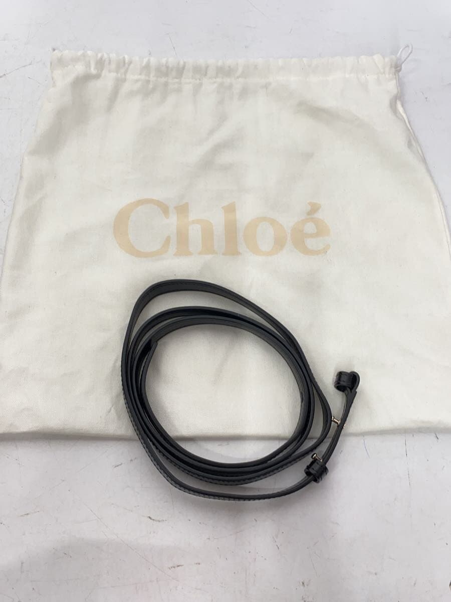 Chloe Shoulder Bag Leather Black 7