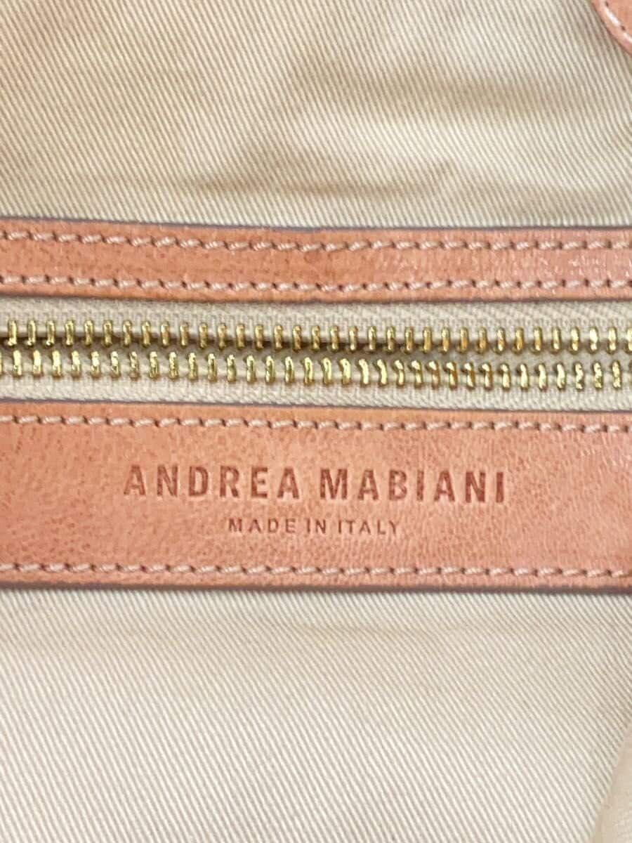 Andrea Mabiani Handbag Leather Orange Solid 5