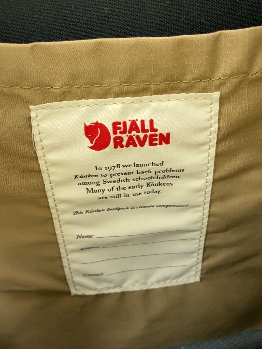 FJALL RAVEN Backpack Canvas Black Black 5