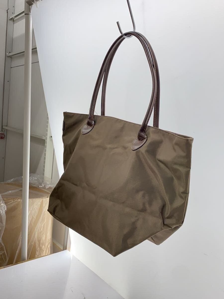 Herve Chapelier Handbag Nylon Brown Solid 2