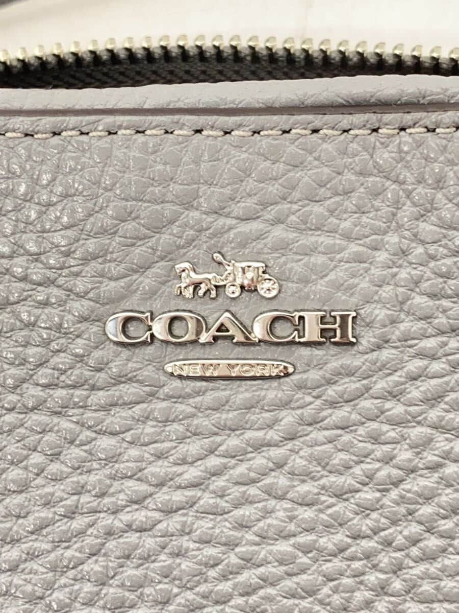 COACH Shoulder Bag Leather Blue Blue Solid A2111 87734 5