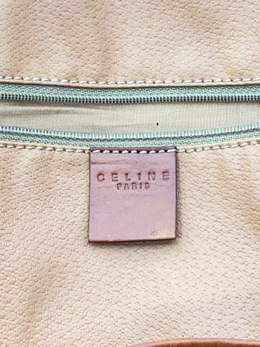 CELINE Boston Bag Leather Brown All Over Pattern MC98 2 5