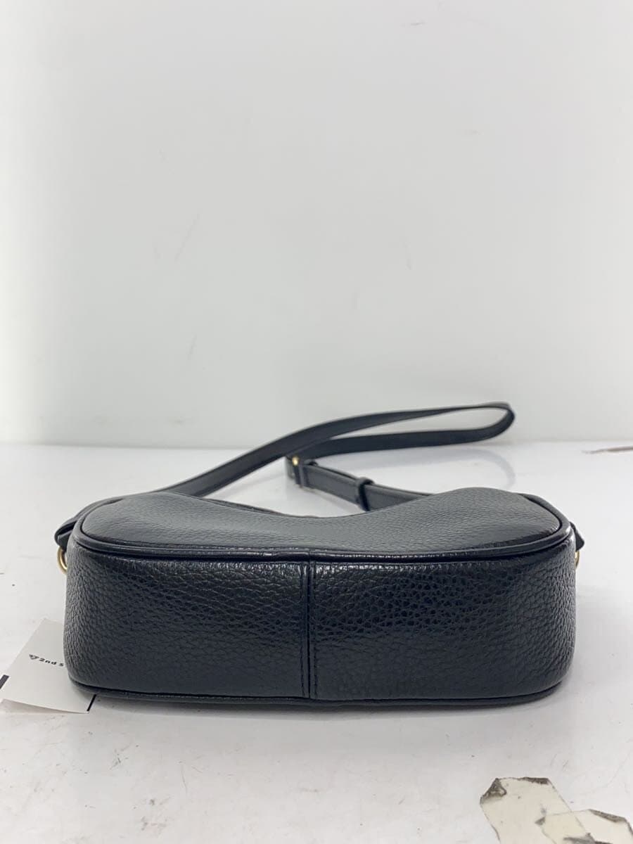 COACH Mini Jamie Camera Bag Leather Black Black Solid CA069 4