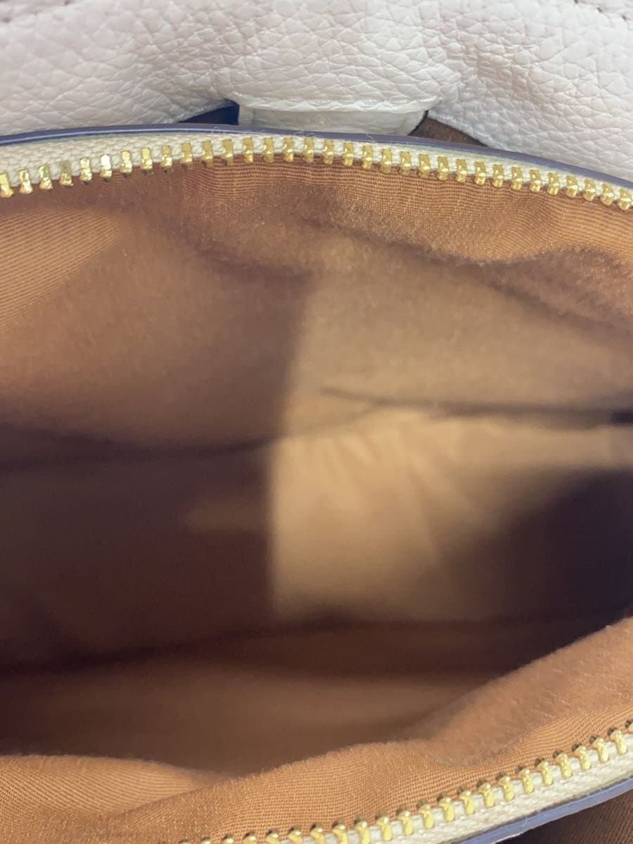 COACH Handbag Leather Cream All Over Pattern F73128 Shoulder Bag 2-Way 6