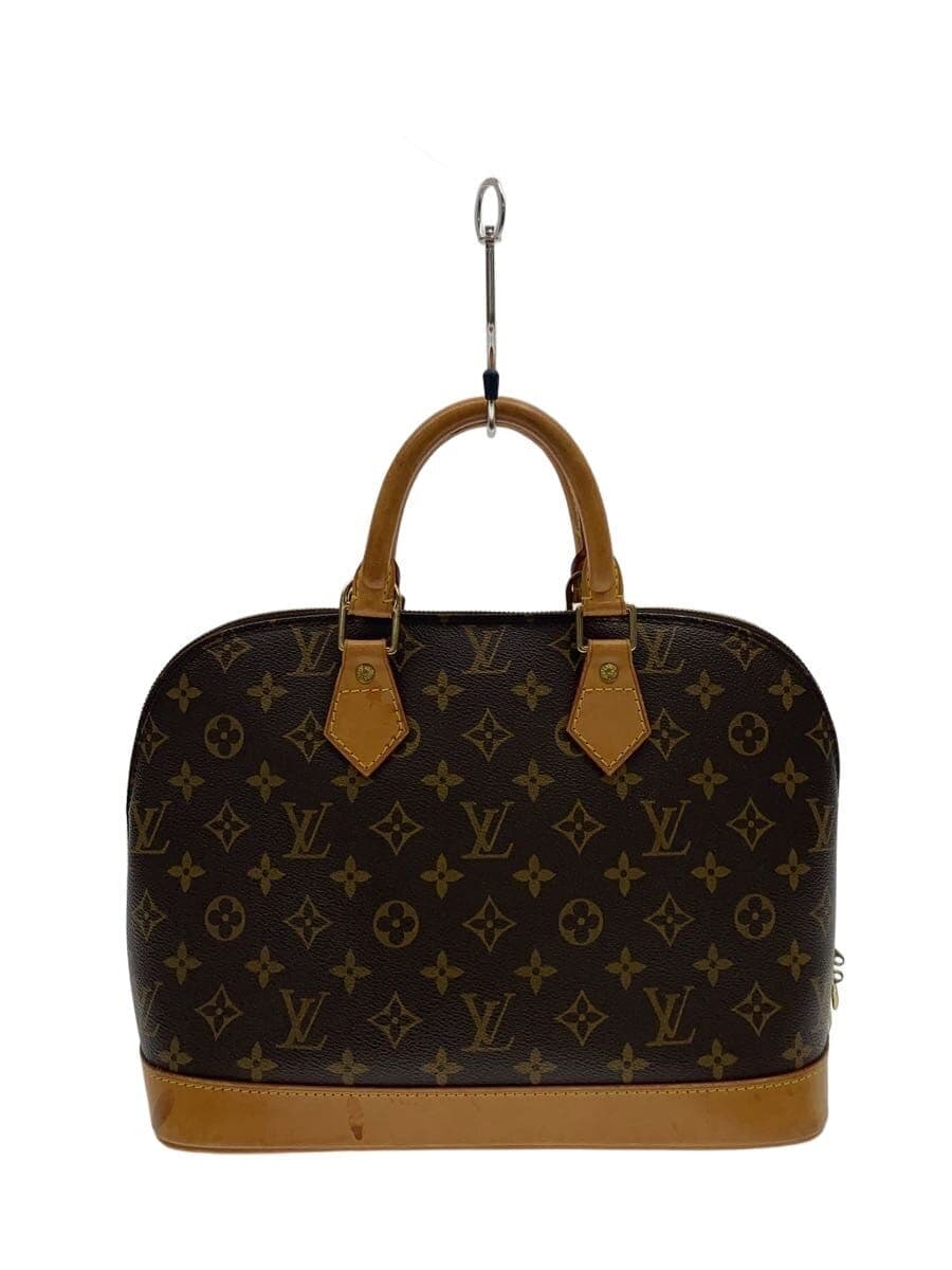 LOUIS VUITTON 1) Alma Monogram Canvas PVC BRW M51130
