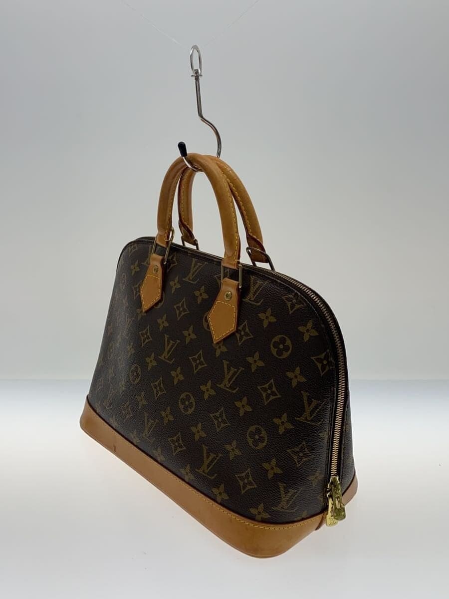 LOUIS VUITTON 1) Alma Monogram Canvas PVC BRW M51130 2