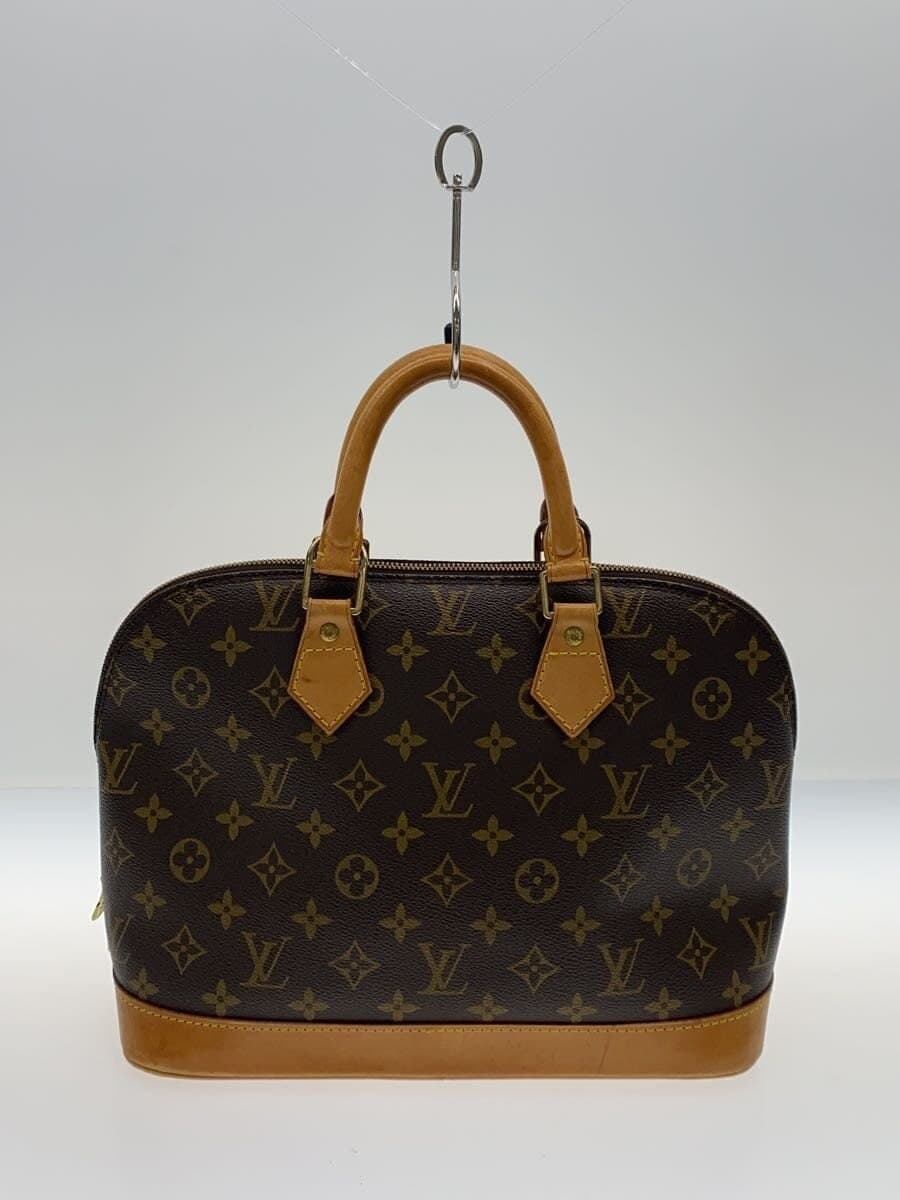 LOUIS VUITTON 1) Alma Monogram Canvas PVC BRW M51130 3