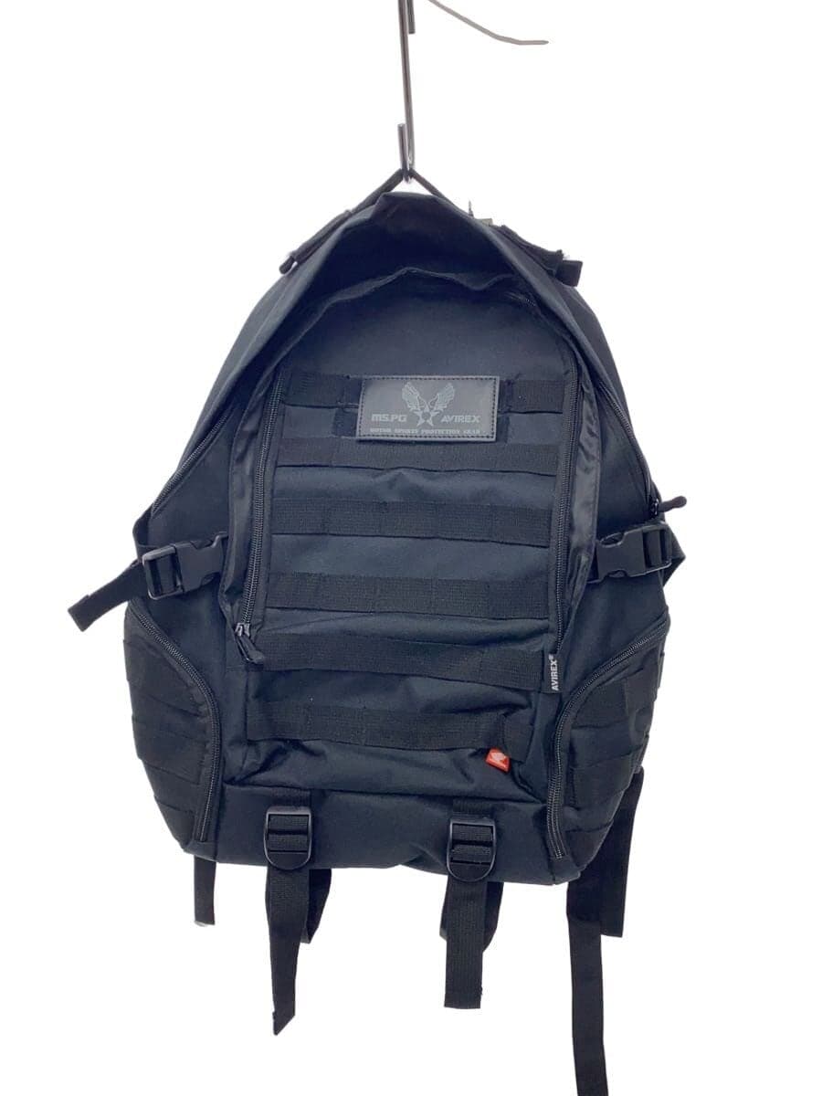 HONDA x AVIREX Backpack Black Black Solid