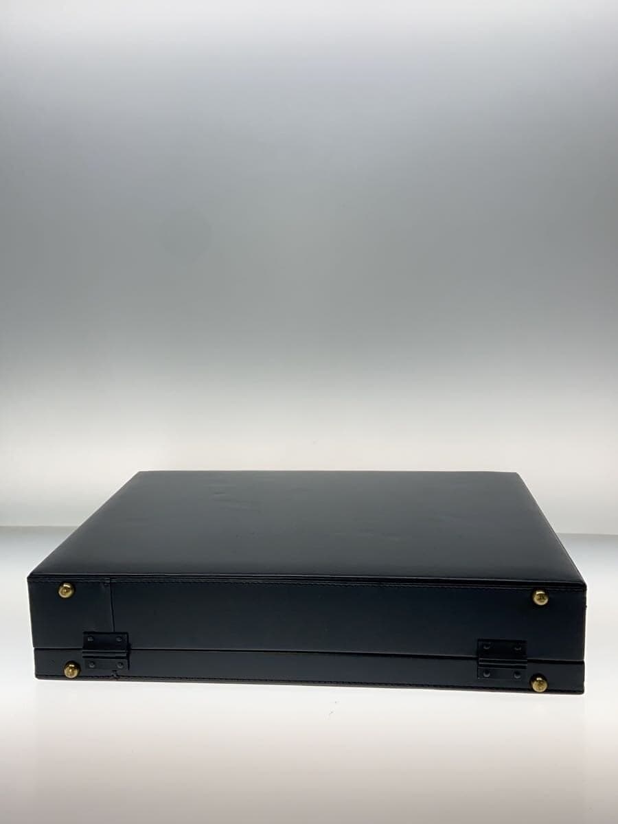 ace. Attache Case Leather BLK Solid 4