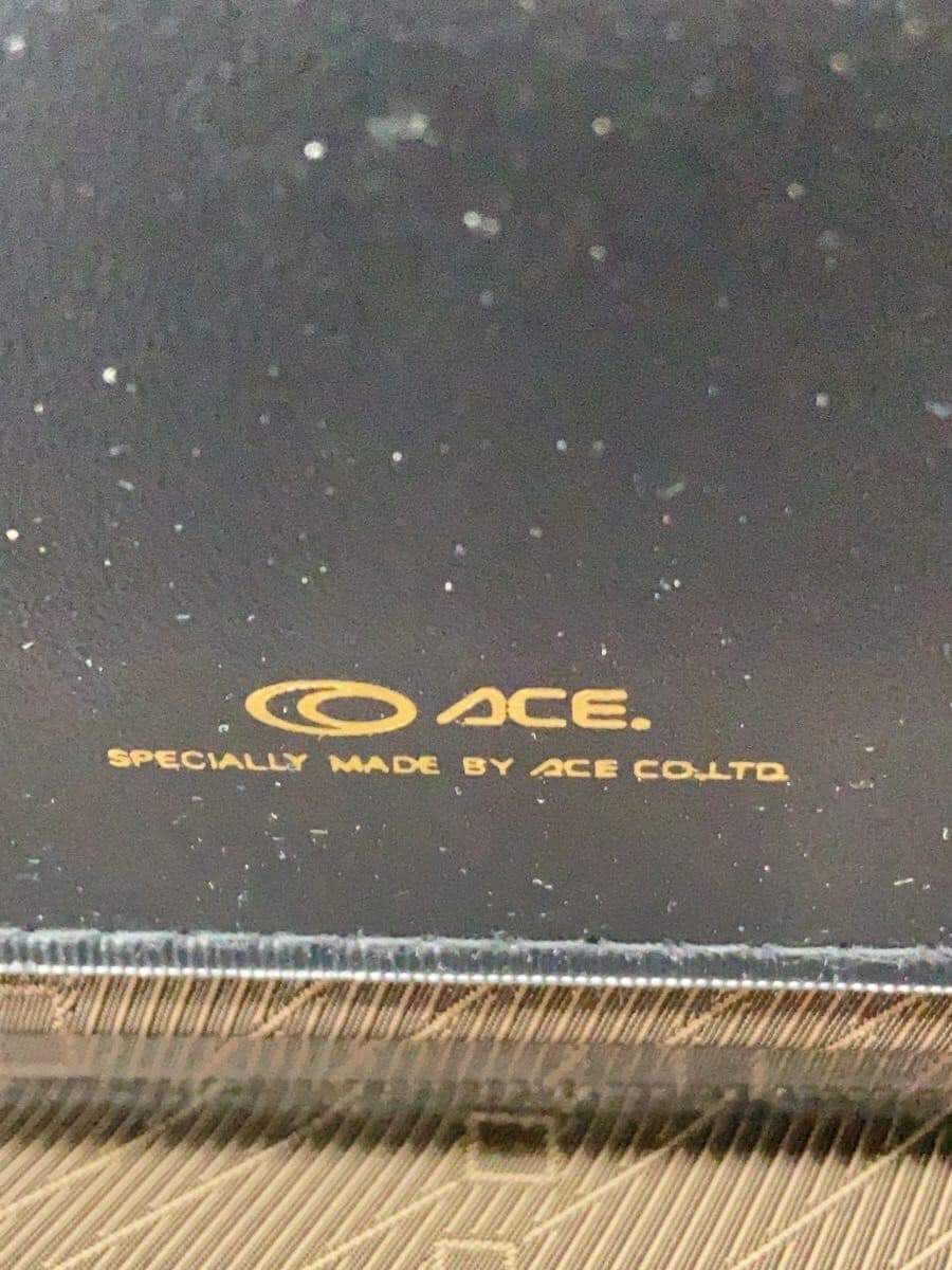 ace. Attache Case Leather BLK Solid 5