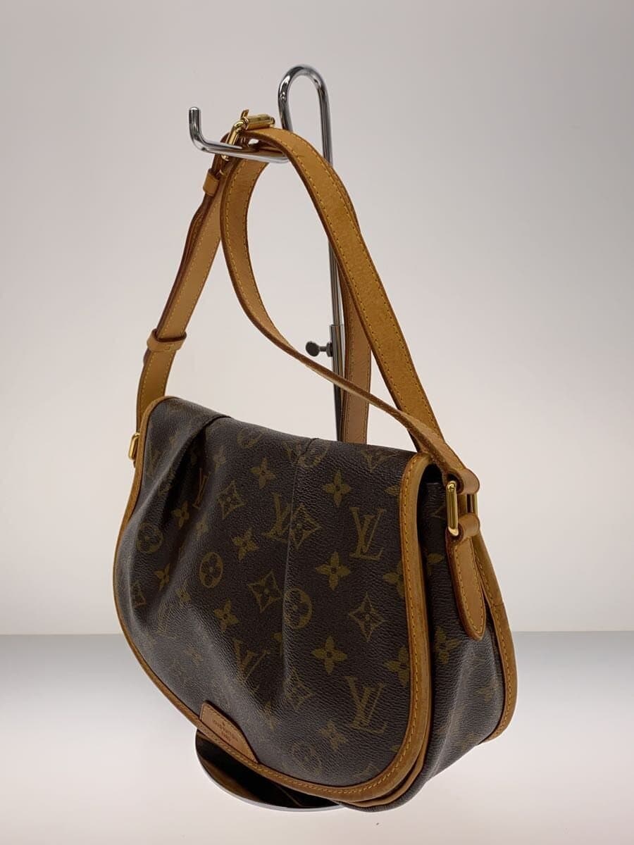 LOUIS VUITTON Menilmontant PM_Monogram Canvas PVC BRW 2